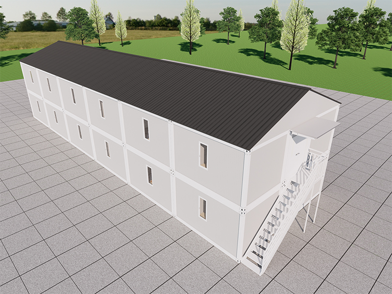 Korejská zaměstnanecká ubytovna Quick Shared Container Room